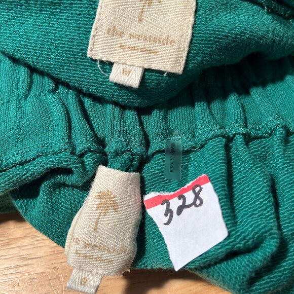 Womens The Westside Green 2-Pc Set Cropped Sweatshirt/M Wide-Leg Pants/S - Picture 15 of 15